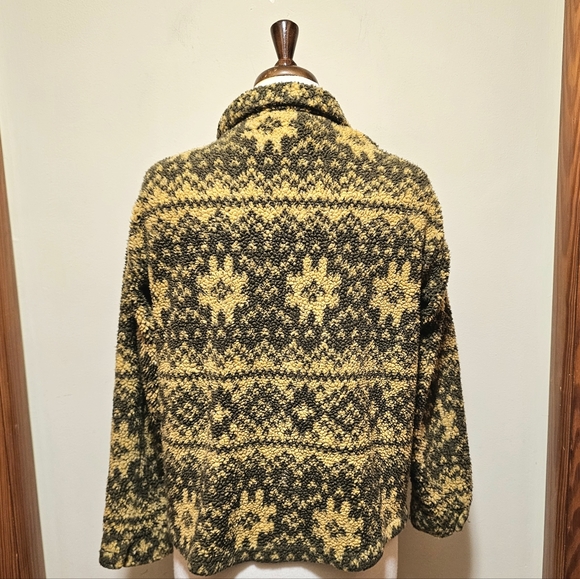 Tasha Polizzi Western Button Down Fleece Jacket Shacket - Picture 3 of 5